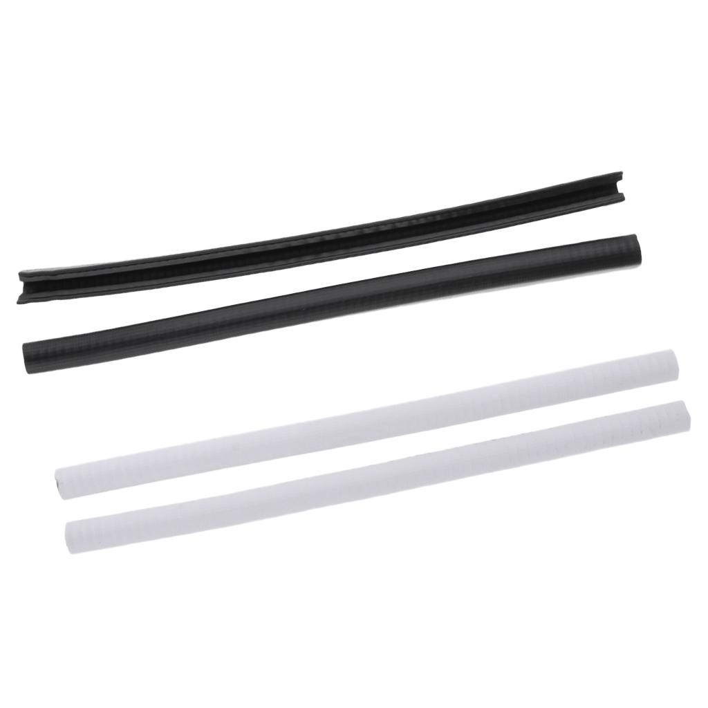 2Pcs Skateboard Longboard Nose Guard Tail Guard Edge Protection Rubber Strip