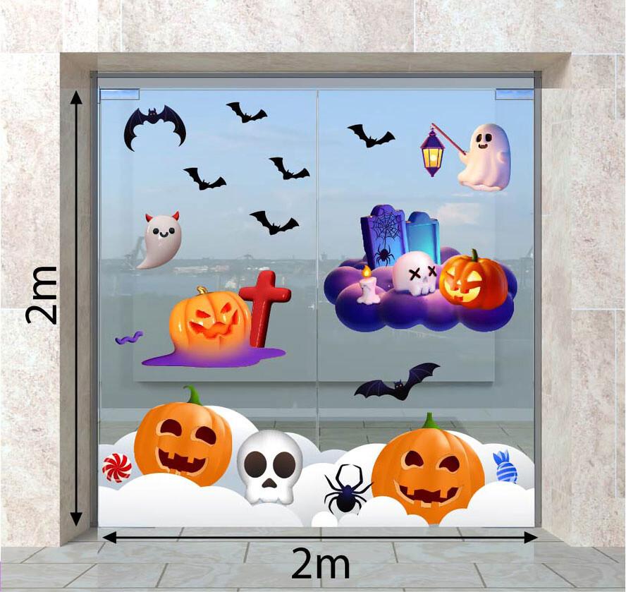 DECAL TRANG TRÍ HALLOWEEN 2023  COMBO SỐ 41