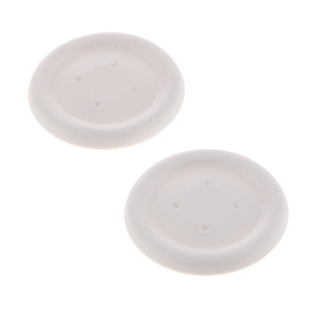 1 Pair Round D-pad Direction Cross Key Cap Buttons for Microsoft One Controller - White