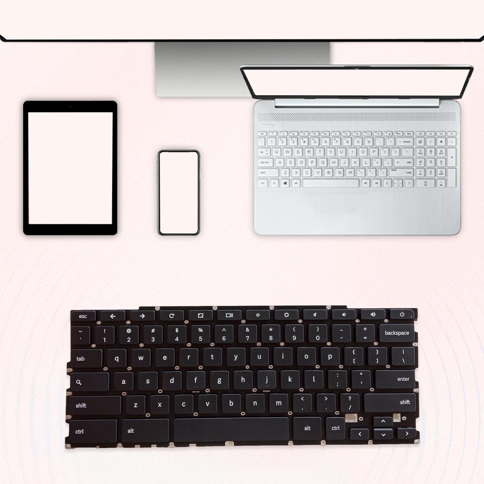 Replacement Keyboard US Layout Accessories Black for Chromebook C11