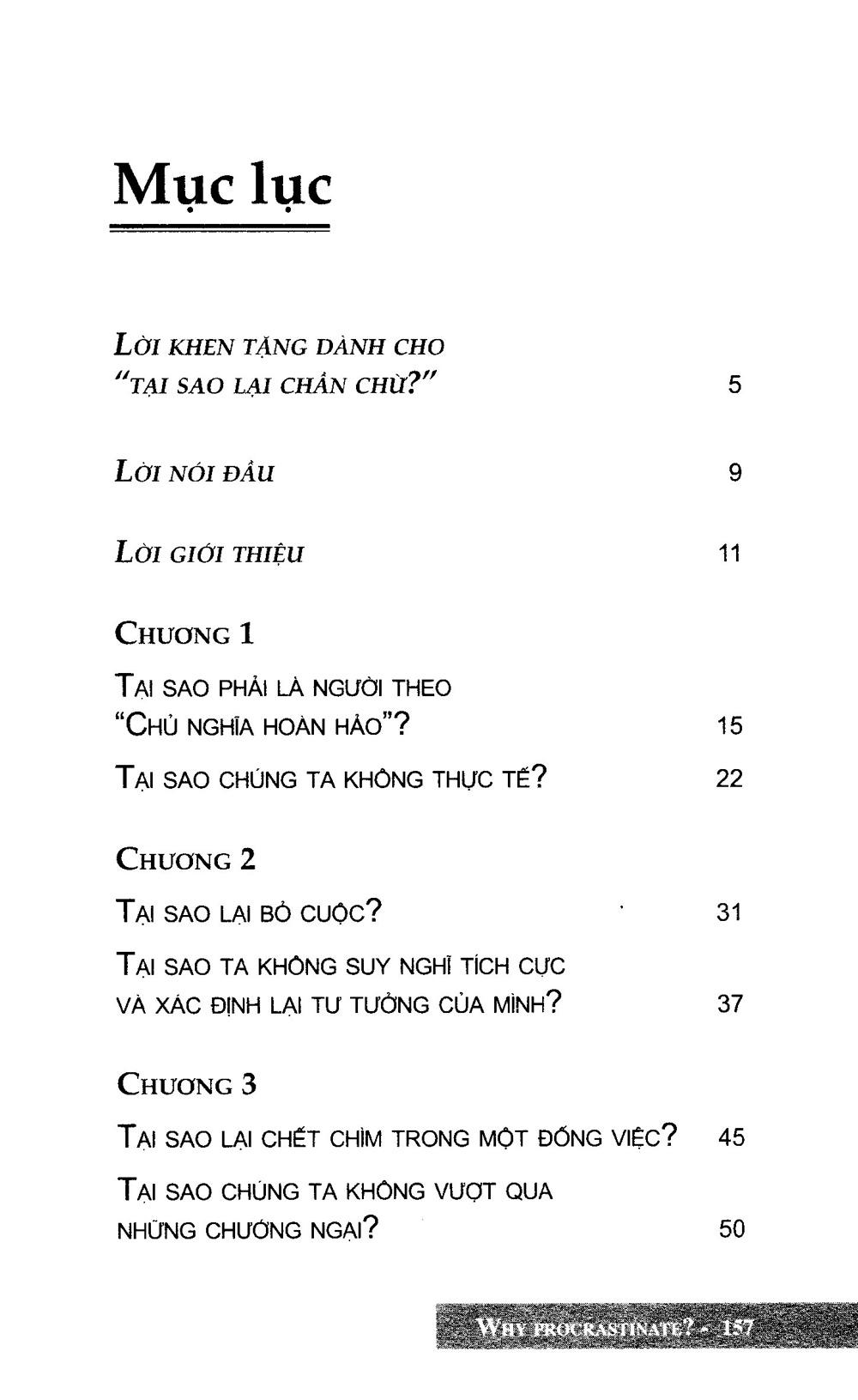 Tại Sao Lại Chần Chừ? (Khổ Nhỏ)
