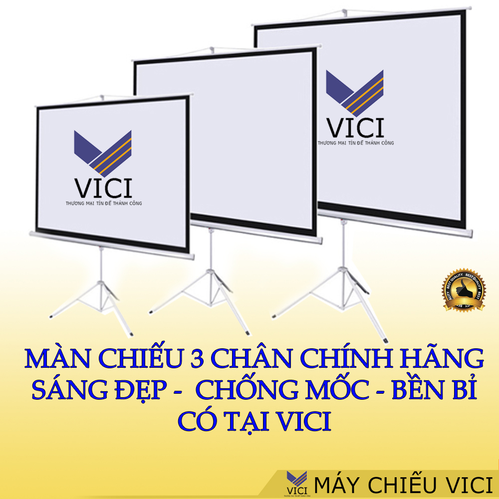 Màn chiếu 3 chân 100inch (1m78 x 1m78)