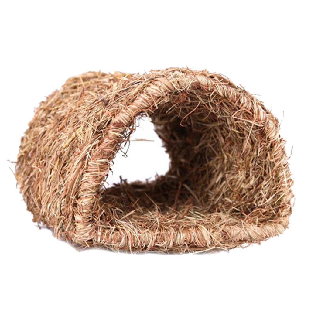 Hand-made Natural Straws Hamster Bunny Gerbil Chinchillas Rabbit Nest Cubby