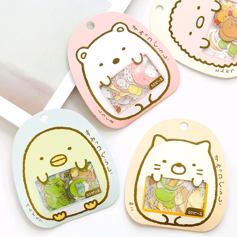 Bộ 50 miếng sticker ngộ nghĩnh