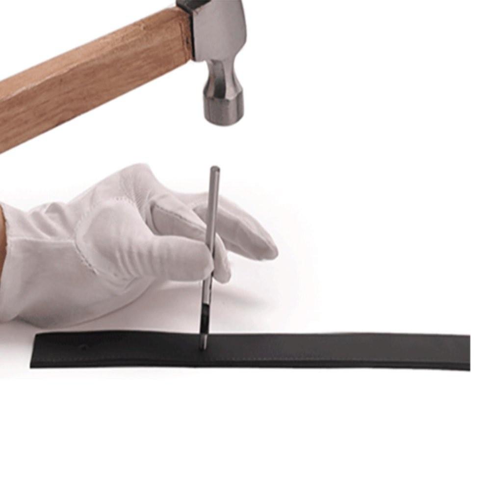 Thắt lưng da bò nam nguyên miếng. Tặng kèm đinh đục lỗ