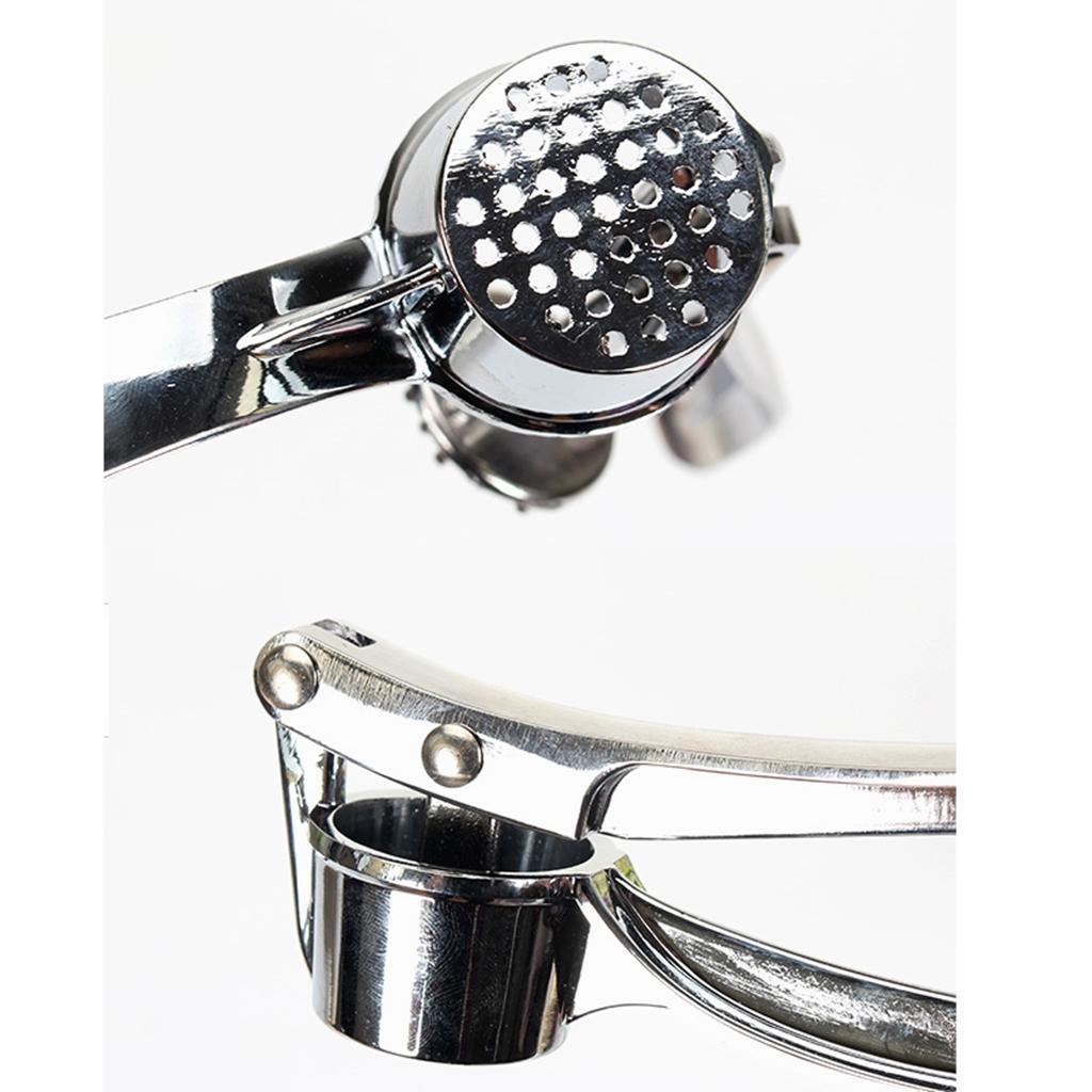 Professional Garlic Press Stainless Steel Crusher Slicer Squeezer Tools