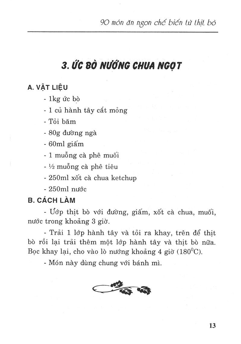 90 Món Ăn Ngon Chế Biến Từ Thịt Bò