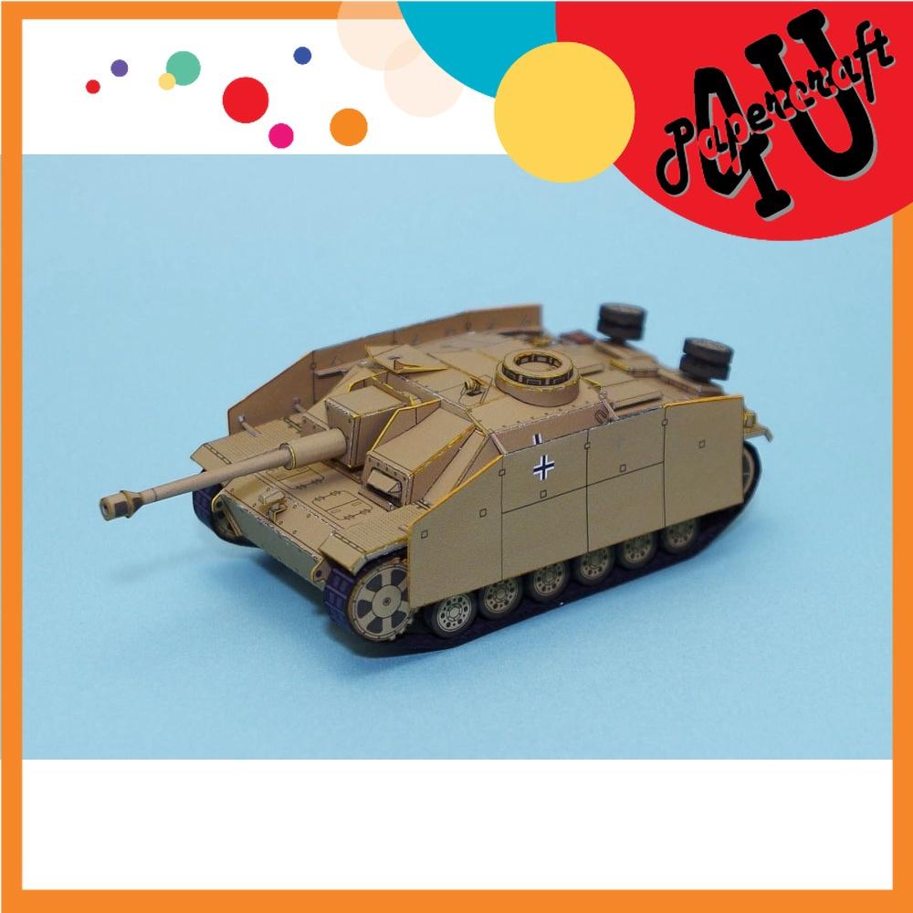 Mô hình giấy xe tank StuG III tỉ lệ 1/72