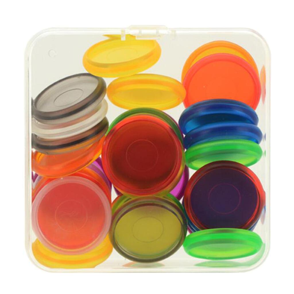 Pack Of 30 Plastic Discs Binding Holder DIY Buckle Notebook Stationery Accs