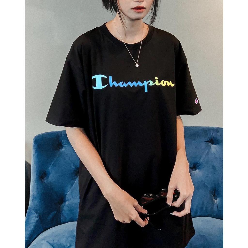 ÁO THUN UNISEX NAM NỮ cham màu xanh vàng