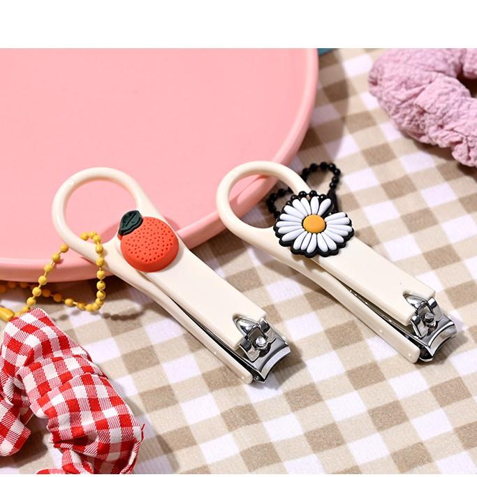 Bấm cắt móng tay hình dễ thương có móc khóa treo chìa khóa,
