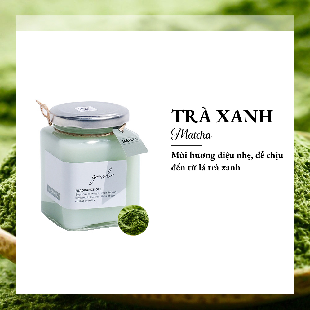 Sáp thơm phòng ngủ tủ quần áo Season Hill 283G Gel thực vật tự nhiên - khử mùi tạo mùi hương sang trọng làm quà tặng