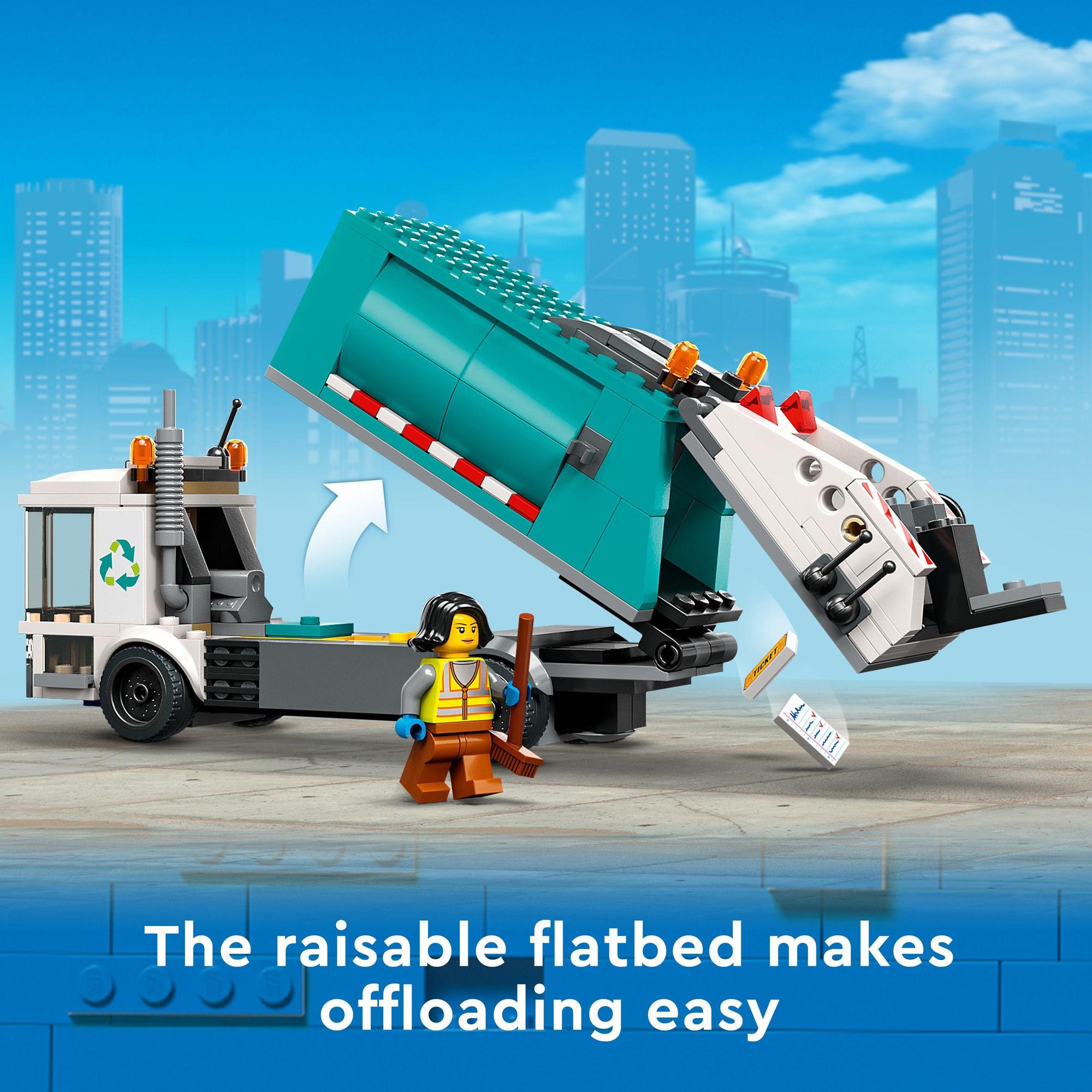 LEGO City 60386 Xe Rác Tái Chế