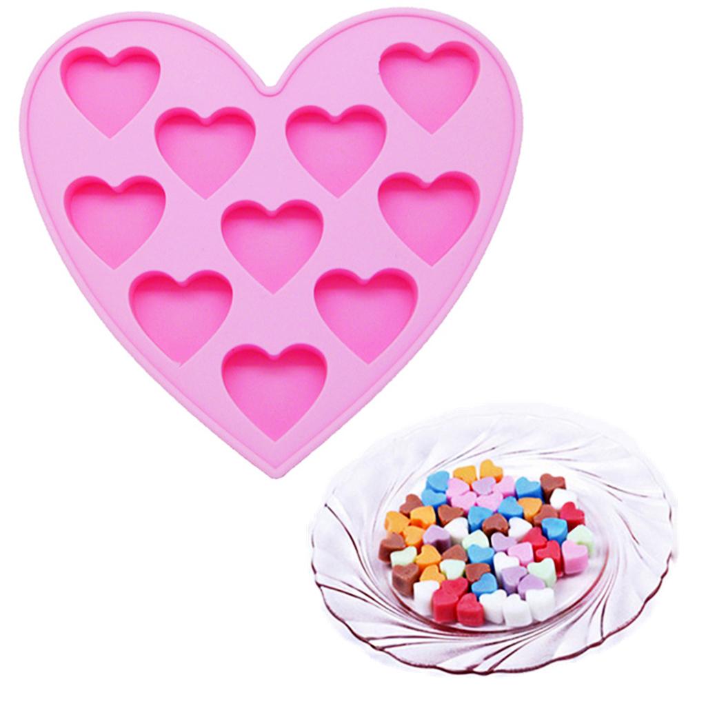 Star Heart Silicone Mould Mold Chocolate Candy Gummy Maker Ice Jelly Tray