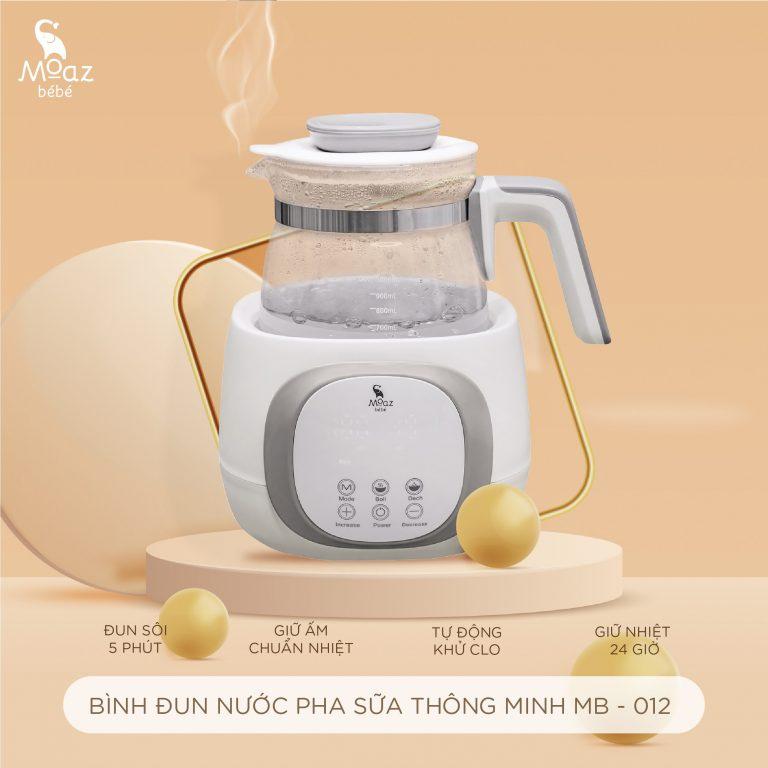 Bình thay thế máy đun nước pha sữa Moaz Bebe MB002, MB012, hàng chính hãng, có sẵn