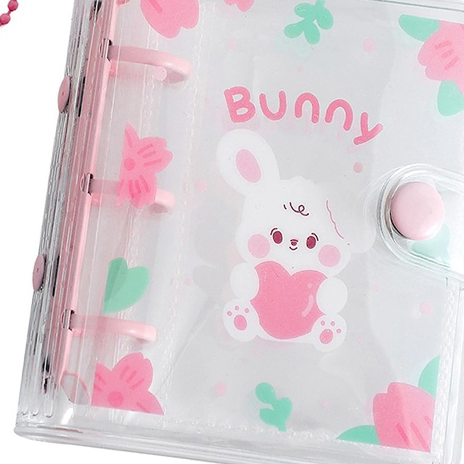 Mini Photo Album, Photo Card Holder with Pendant 10 Pockets