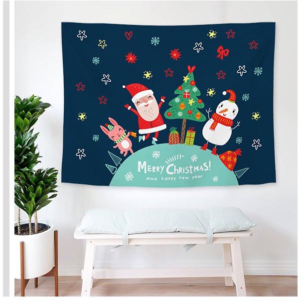 Tranh vải decor Giáng sinh 2020 -
