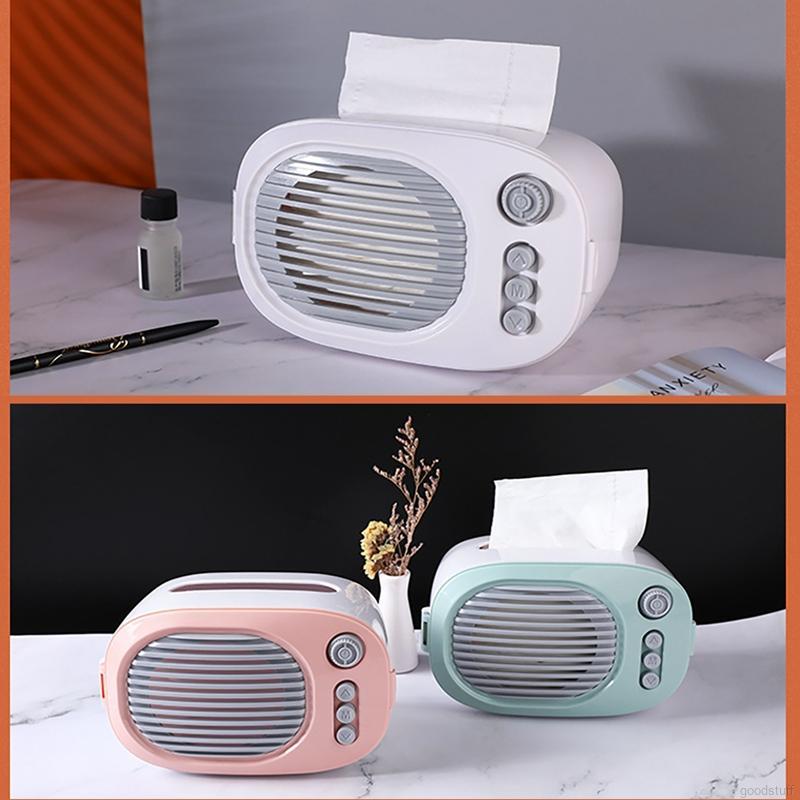 Hộp Đựng Khăn Giấy Hình Đài Radio Xinh Xắn