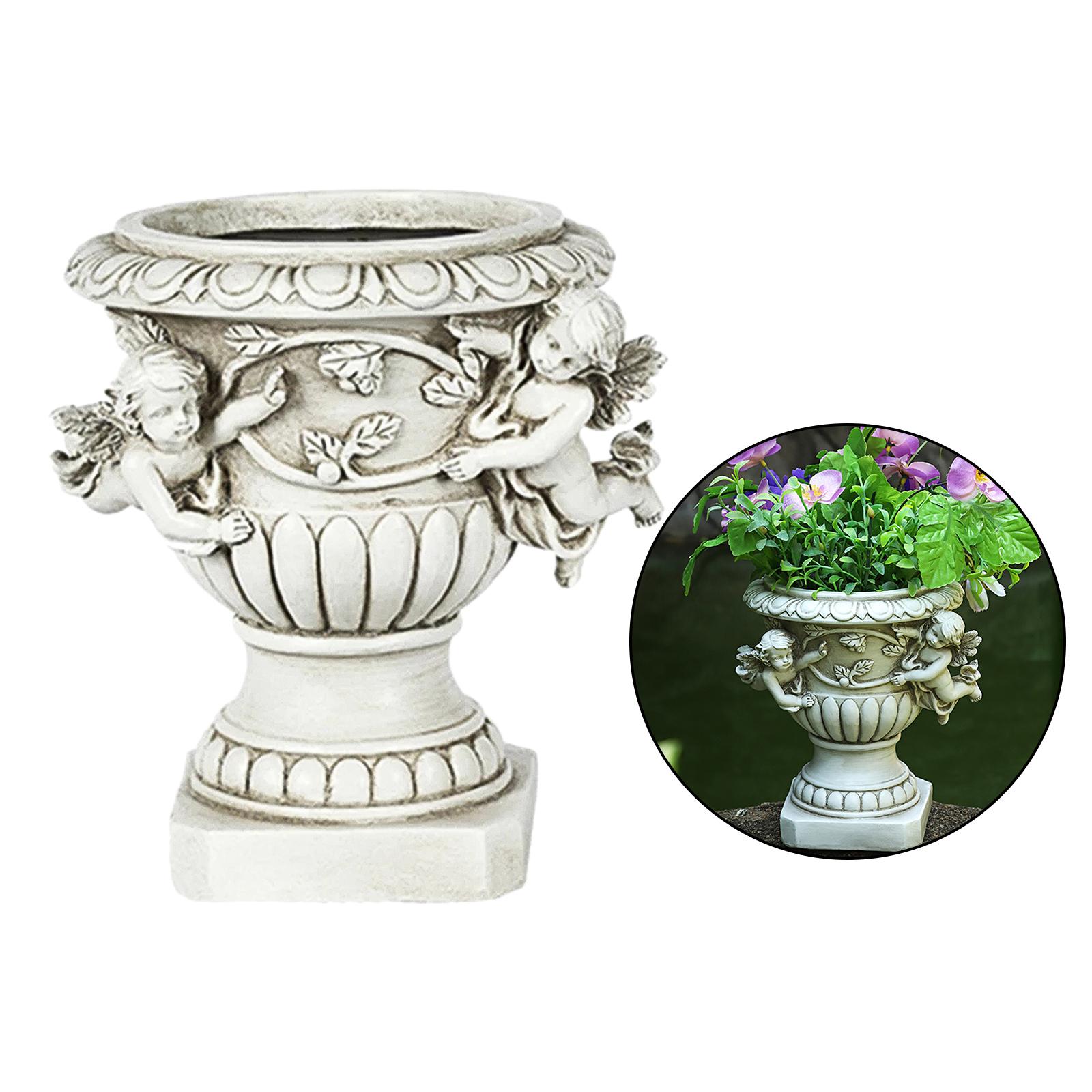 1PC Beauty Flower Pot, Flower Pot for Kids, Small Potted Succulent Plant Pot, Antique Style, Home Decor Indoor & Outdoor