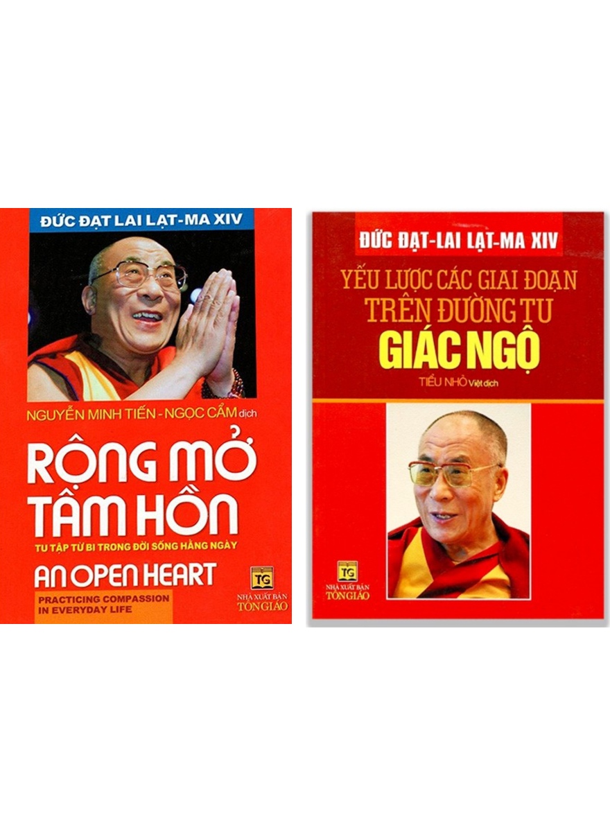 Combo Rộng Mở Tâm Hồn + Yếu Lược Các Giai Đoạn Trên Đường Tu Giác Ngộ _QB