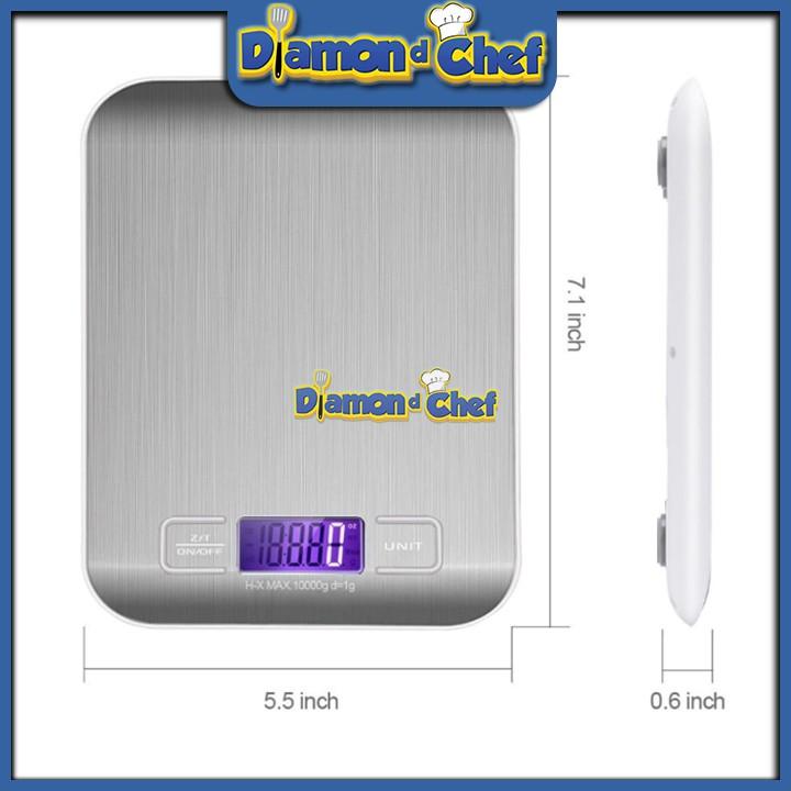 Cân tiểu ly độ chính xác cao Scale mặt Inox 1g-5kg