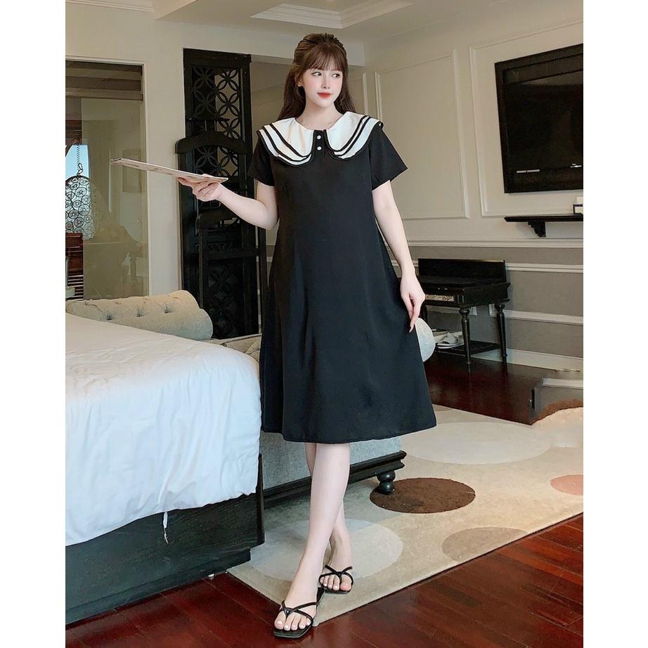 Váy bầu dáng suông cao cấp thiết kế sang chảnh siêu đẹp-đầm bầu xinh