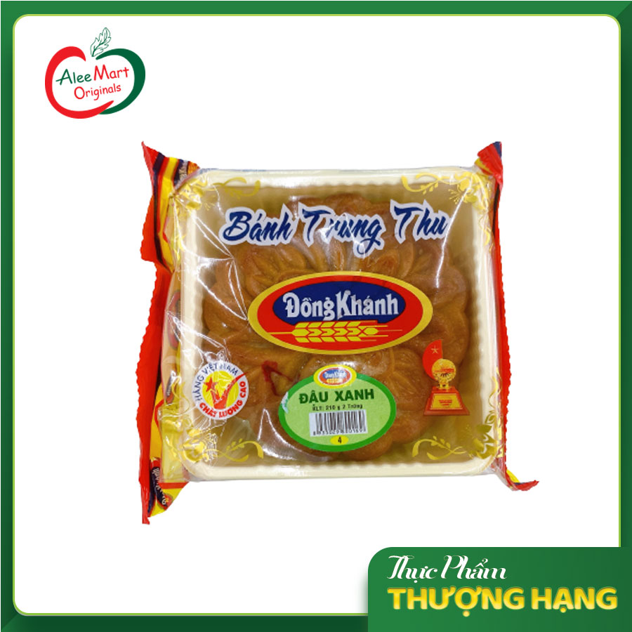 Bánh Trung thu Đồng Khánh Đậu Xanh 2 Trứng