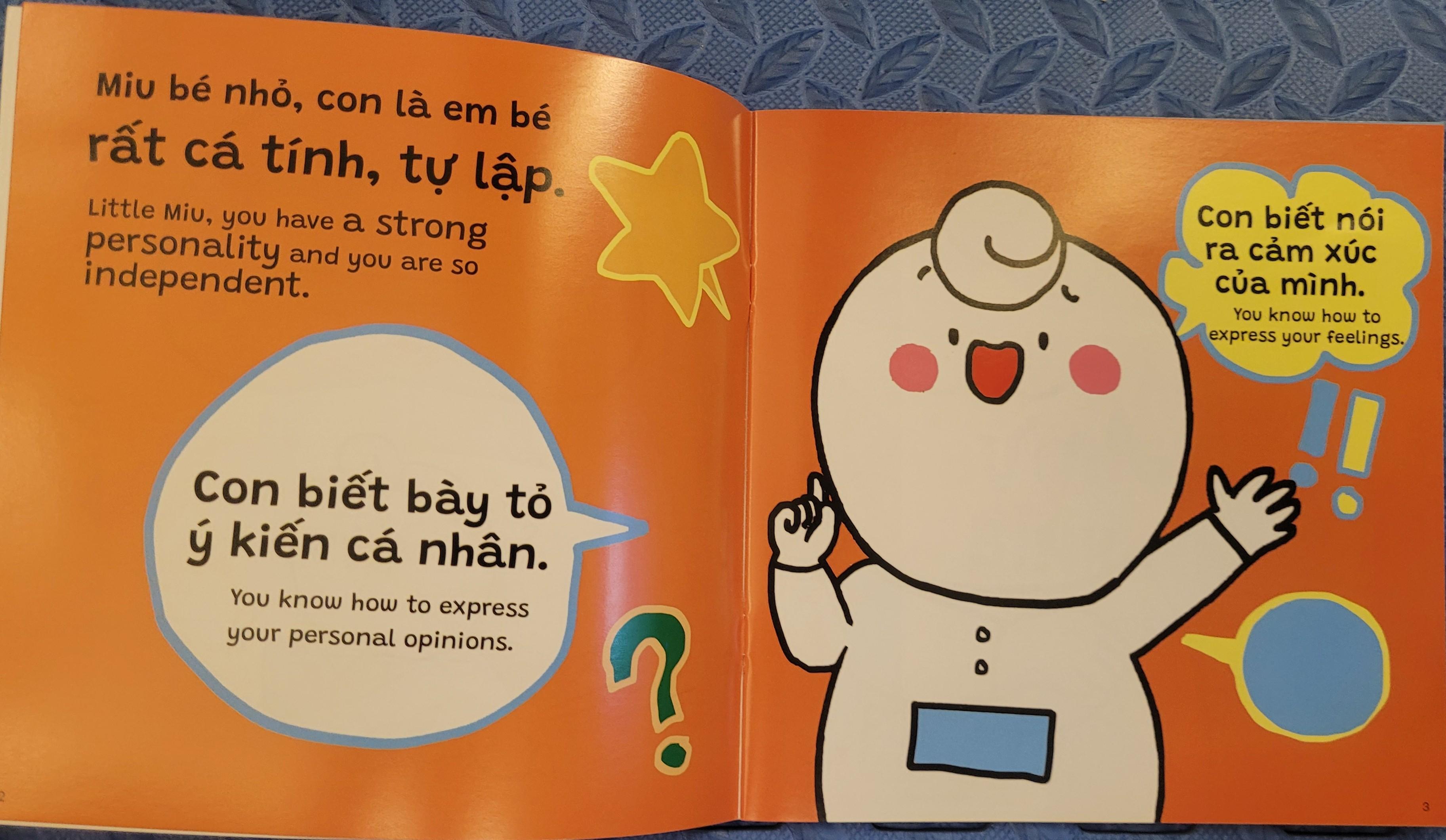 Sách Ehon Miu Bé Nhỏ Phần 4 Song Ngữ - Miu Bé Nhỏ Đừng Bướng Bỉnh Nhé