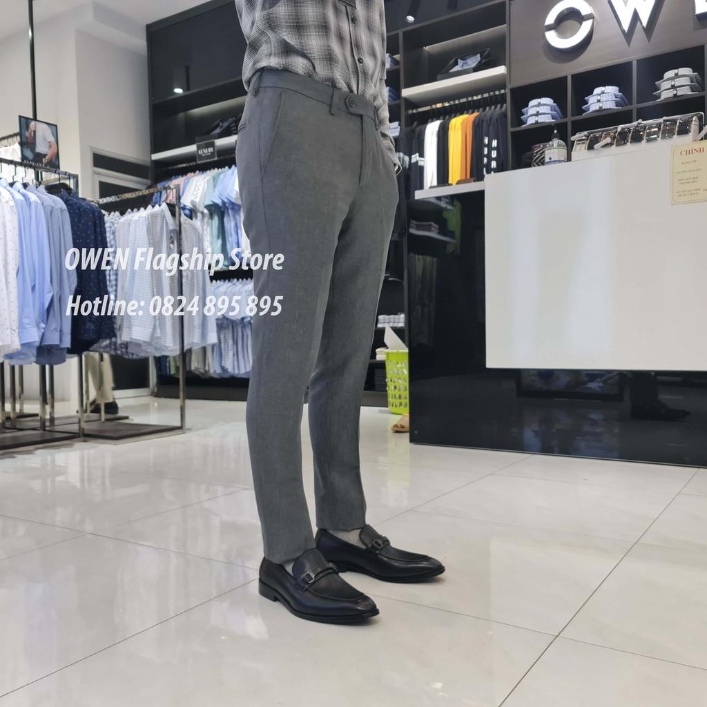 OWEN - Quần âu nam công sở dáng TRENDY sợi NANO mã QD22762