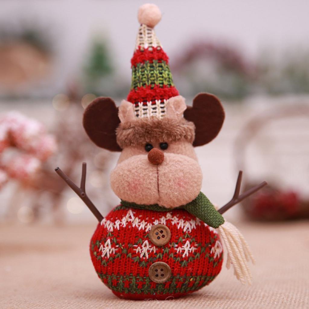 Christmas Knit Plush Doll Gift Toy Christmas Ornament Home Decor