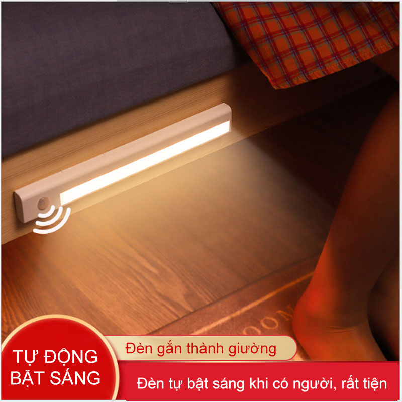 Đèn led cảm biến hồng ngoại D302A gắn tủ quần áo, bếp, gường, hành lang, cửa phòng, kho