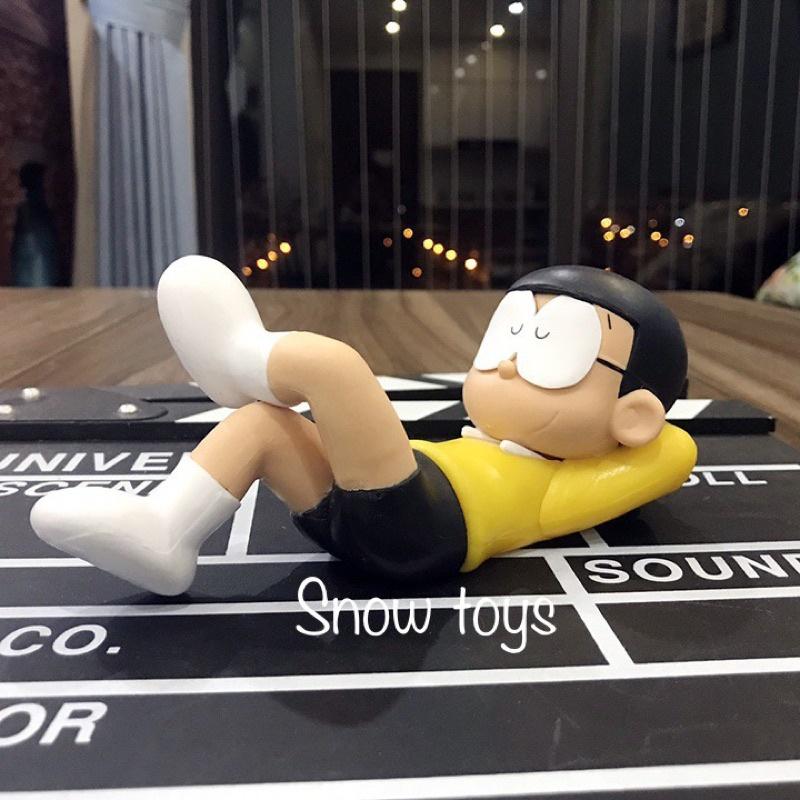 Mô hình Nobita nằm ngủ - Đồ chơi mô hình nhân vật Nobi Nobita - Mô hình Draemon Doremon - Kích thước 18cm