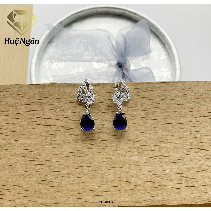Bông tai bạc Ý 925 Huệ Ngân - Cánh bướm mùa xuân RYE140804