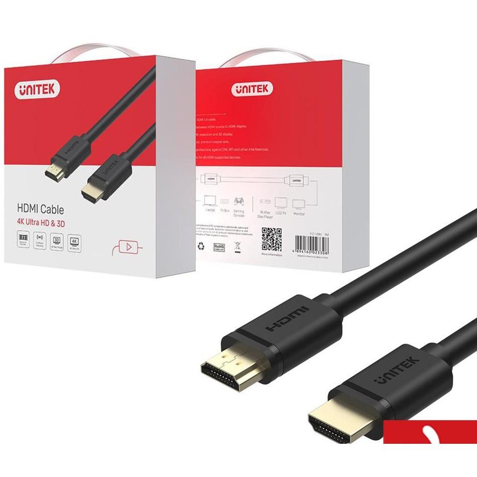 Dây Cáp HDMI Sang HDMI Unitek 20M Tốc độ cao 4K Ultra HD &amp; 3D - Hàng Chính Hãng