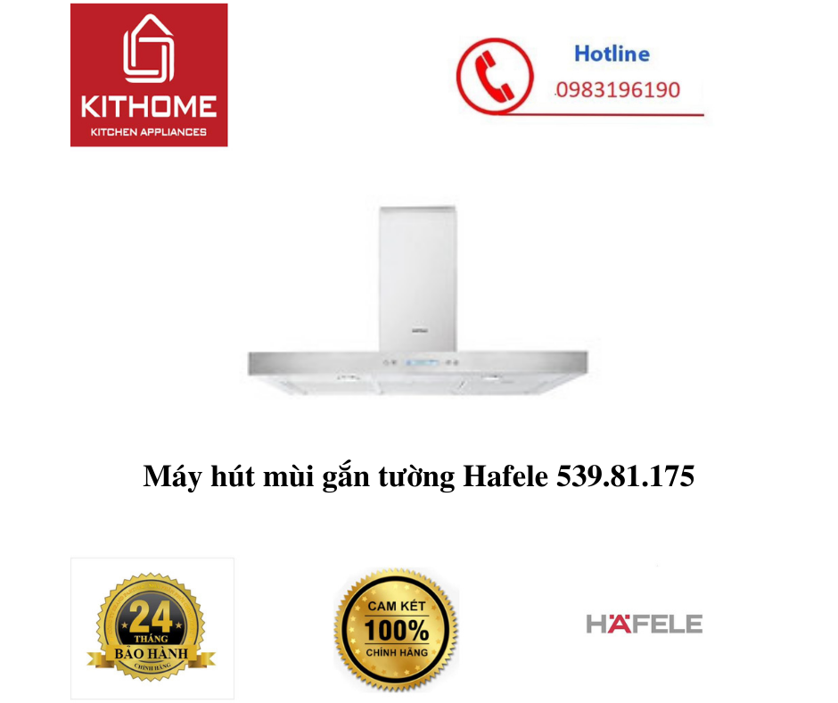 Máy hút mùi gắn tường Hafele 539.81.175 - Hàng Chính Hãng