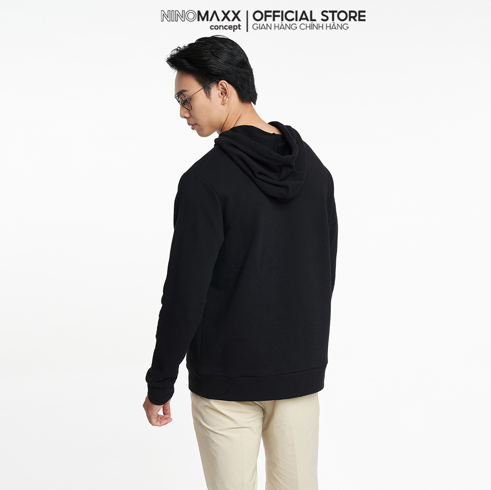 NINOMAXX Áo hoodie Nam Vải Ni Form rộng 2204014