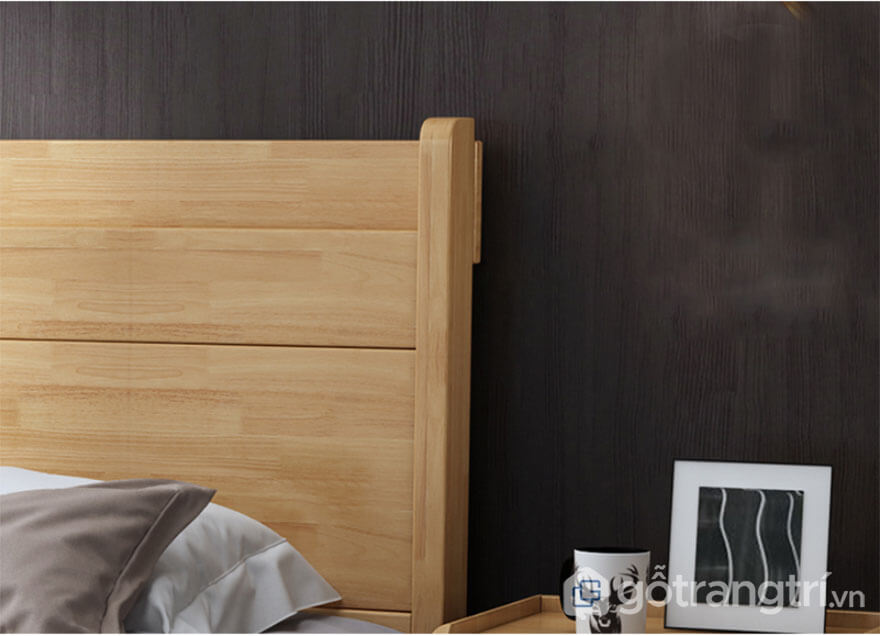 Giường ngủ gỗ sồi cho gia đình chất lượng cao