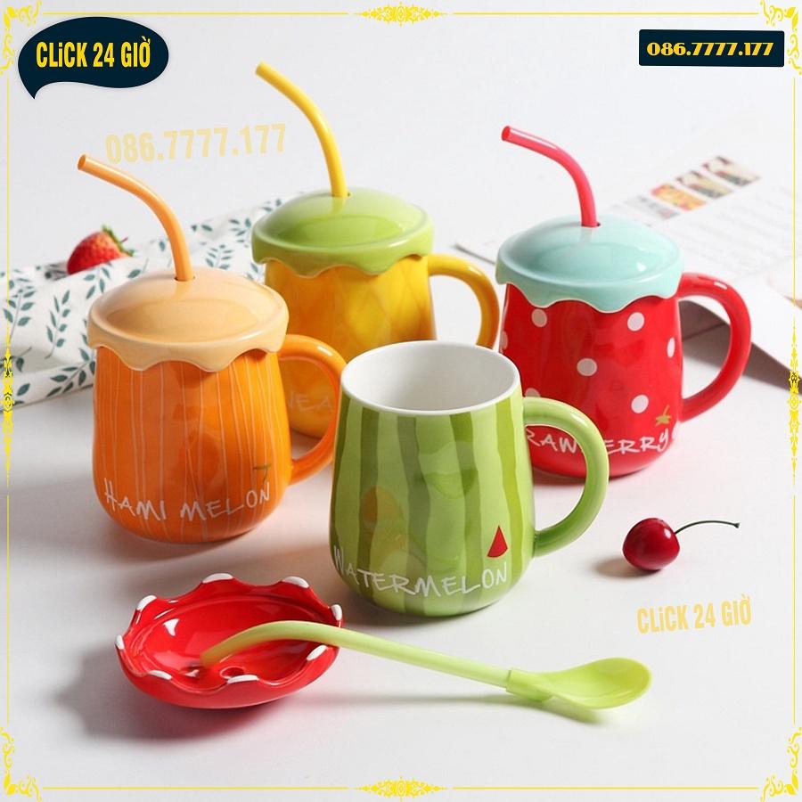 Cốc Sứ Hình Trái Cây Siêu Đáng Yêu