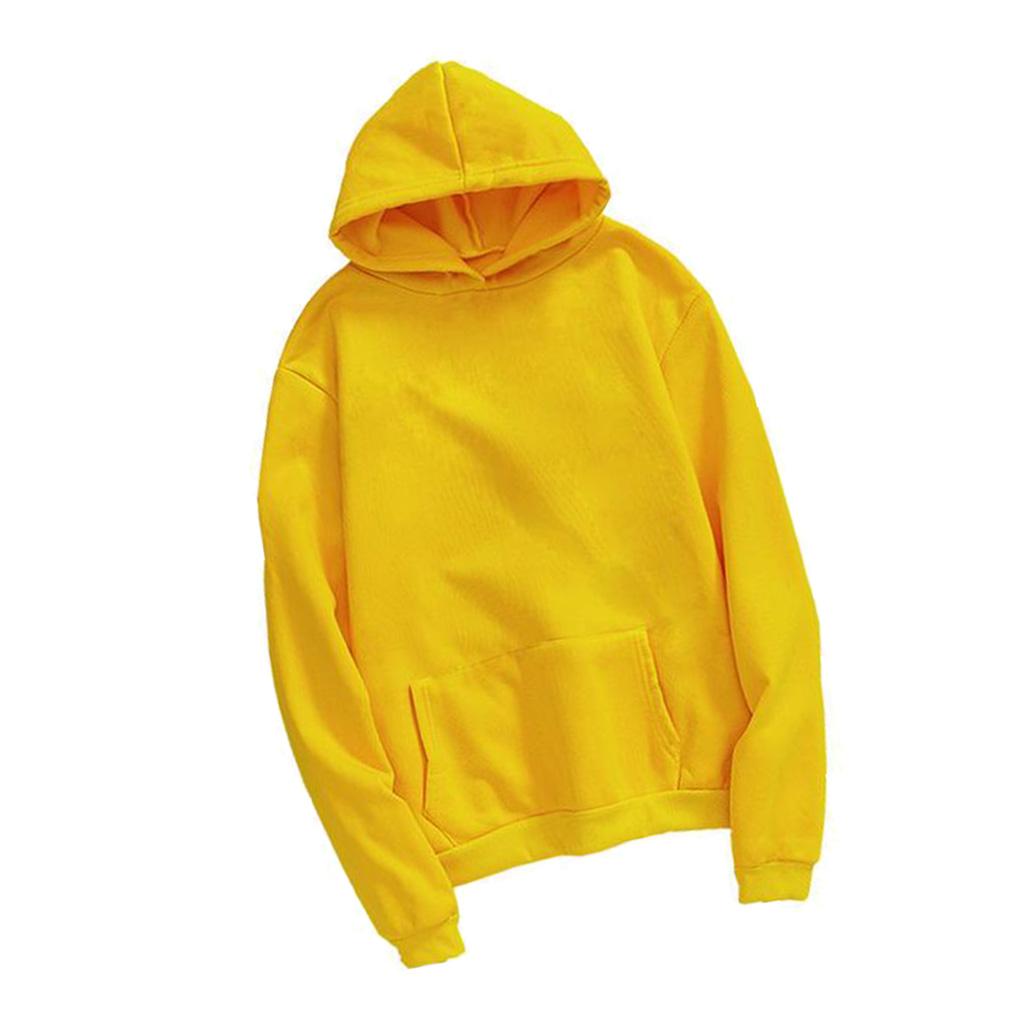 Men's Pullover Hoodie Fleece Hooded Sweatshirt Pullover Winter Warm Tops
