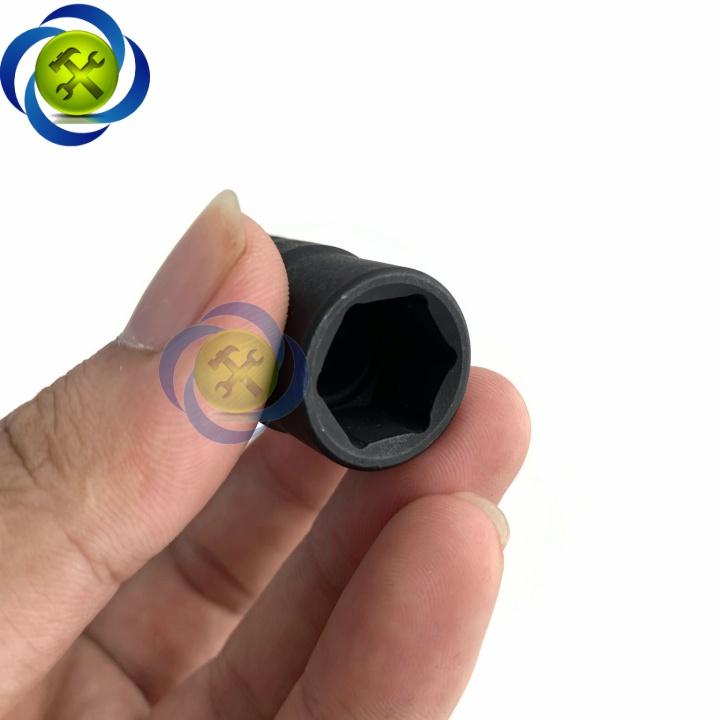 Tuýp 14mm 3/8 Kingtony 353514M loại ngắn 6 cạnh màu đen