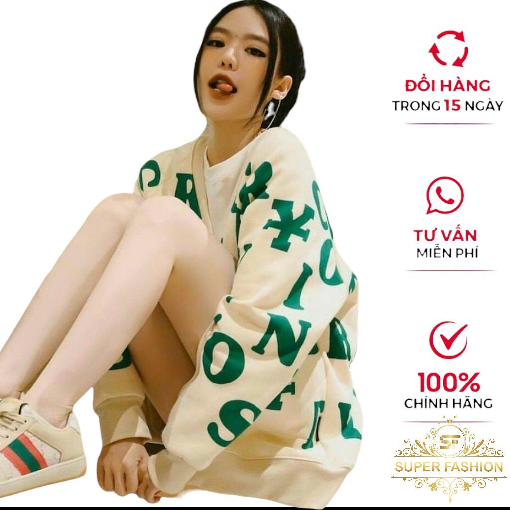 Hình ảnh Áo khoác cardigan nam nữ phối hoạ tiết chữ siêu hot thời trang FASHION