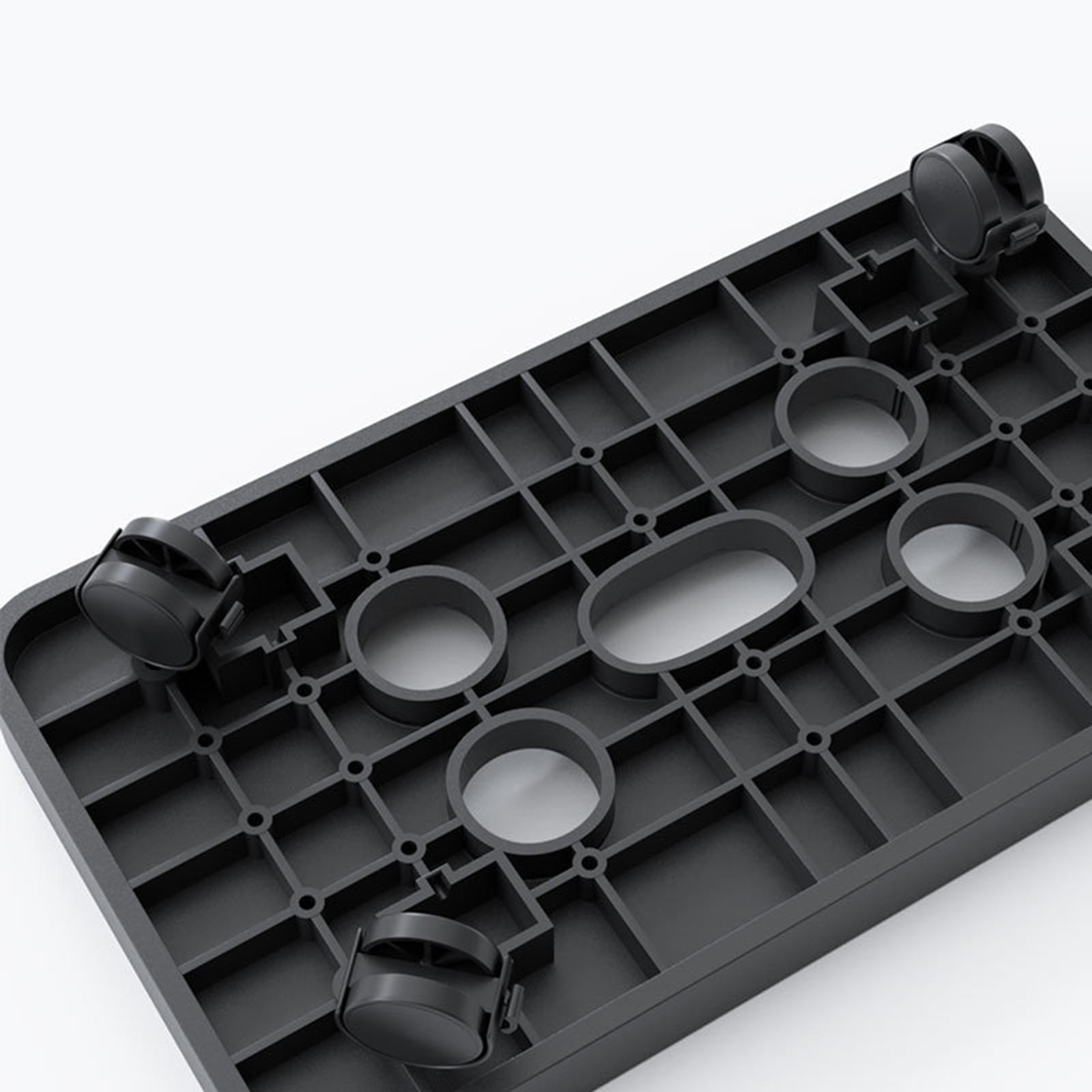 PC CPU Holder Stand Mobile with  for Office Home Under Desk