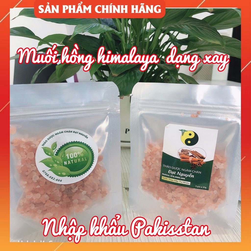 Muối hồng ngâm chân Himalaya