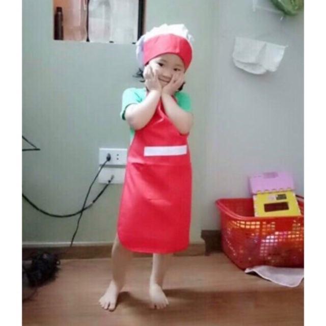 Đồ Hoá Trang Bộ Tạp Dề Bếp Cho Bé