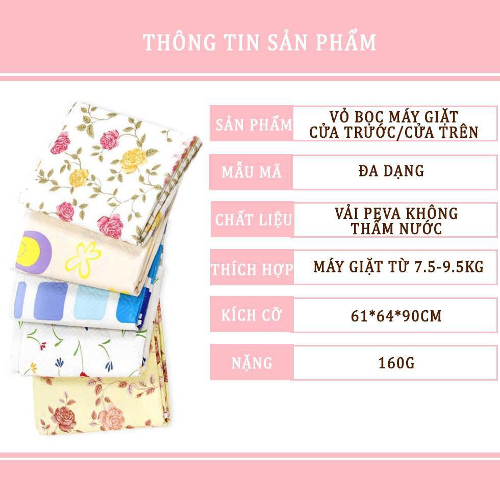Vỏ Bọc Máy Giặt Áo Trùm Loại Cửa Trước Cửa Ngang Cửa Trên Cửa Đứng Máy 7kg 8kg 9kg 10kg Chất Dày Dặn Siêu Bền