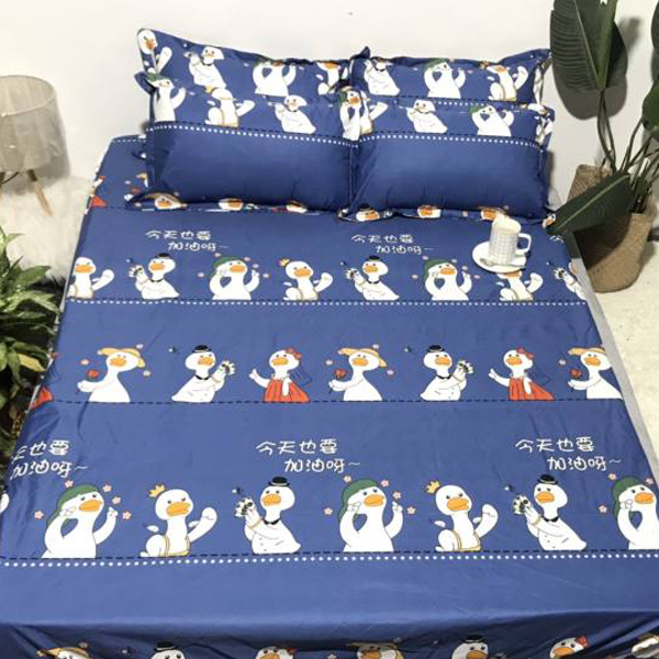Ga chống thấm cho bé chất liệu cotton Hàn Quốc cao cấp A - kích thước 1m6x2m/1m8x2m