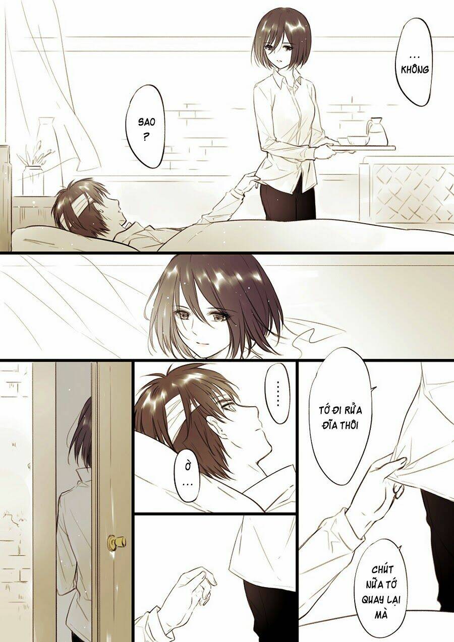 tấn công người khổng lồ - doujinshi eren x mikasa chapter 37 5