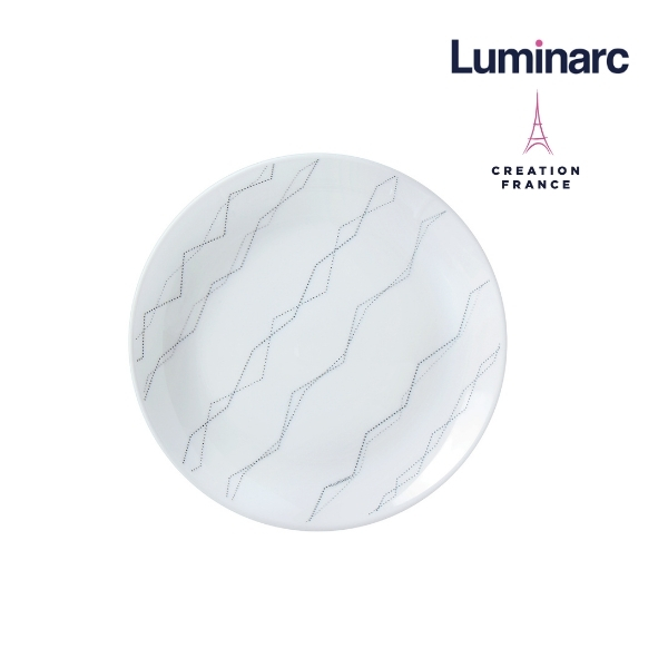 Bộ 6 Đĩa Thuỷ Tinh Luminarc Diwali Marble 27cm - LUDIP3764