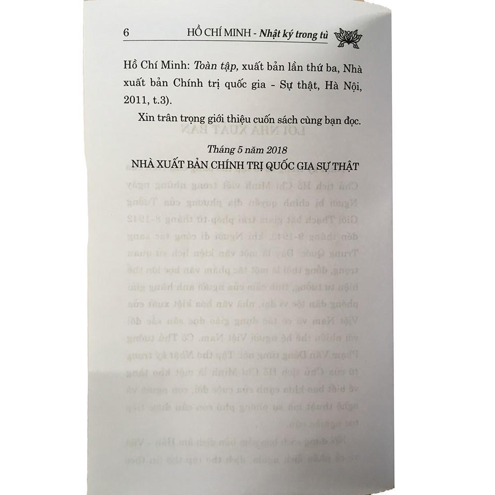 Sách - Nhật Ký Trong Tù - NXB Chính Trị Quốc Gia