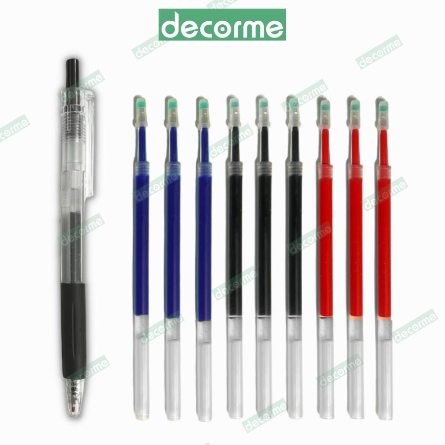 Ruột bút bấm DecorMe ngòi bút 11cm dùng cho bút gel bấm NBD2